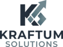 Logotipo oficial de Kraftum Solutions en versión corporativa a color.